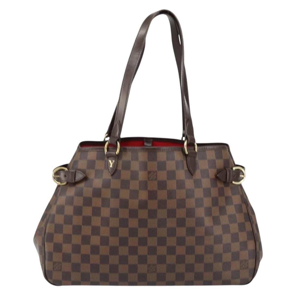 Louis Vuitton Batignolles Handbag Damier Brown Canvas Tote Bag Bag (Pre-Owned)