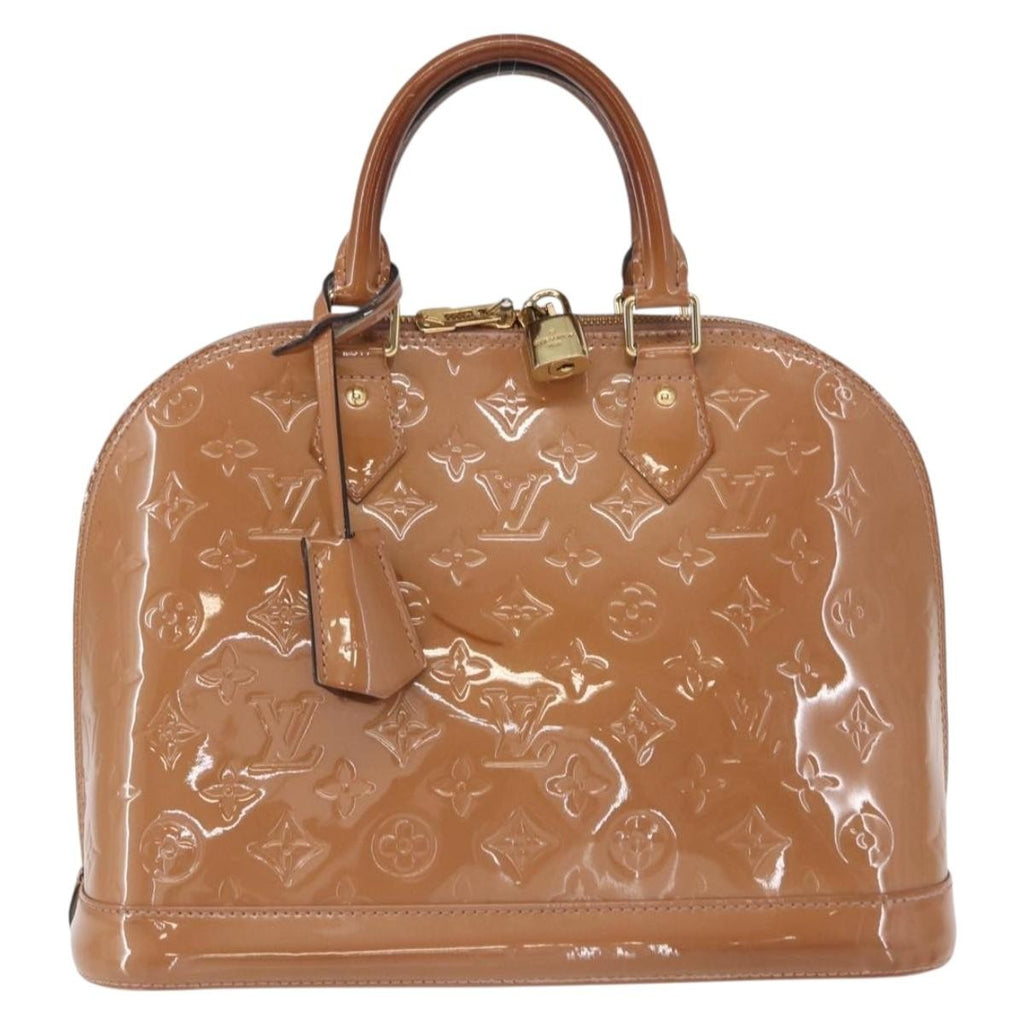Louis Vuitton Alma Handbag Patent Leather Pink Patent_Leather Handbag (Pre-Owned)