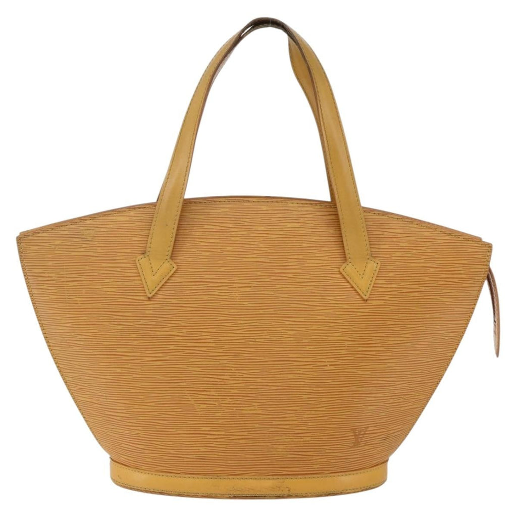 Louis Vuitton Saint Jacques Handbag Epi Leather Yellow Leather Handbag (Pre-Owned)