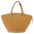 Louis Vuitton Saint Jacques Handbag Epi Leather Yellow Leather Handbag (Pre-Owned)