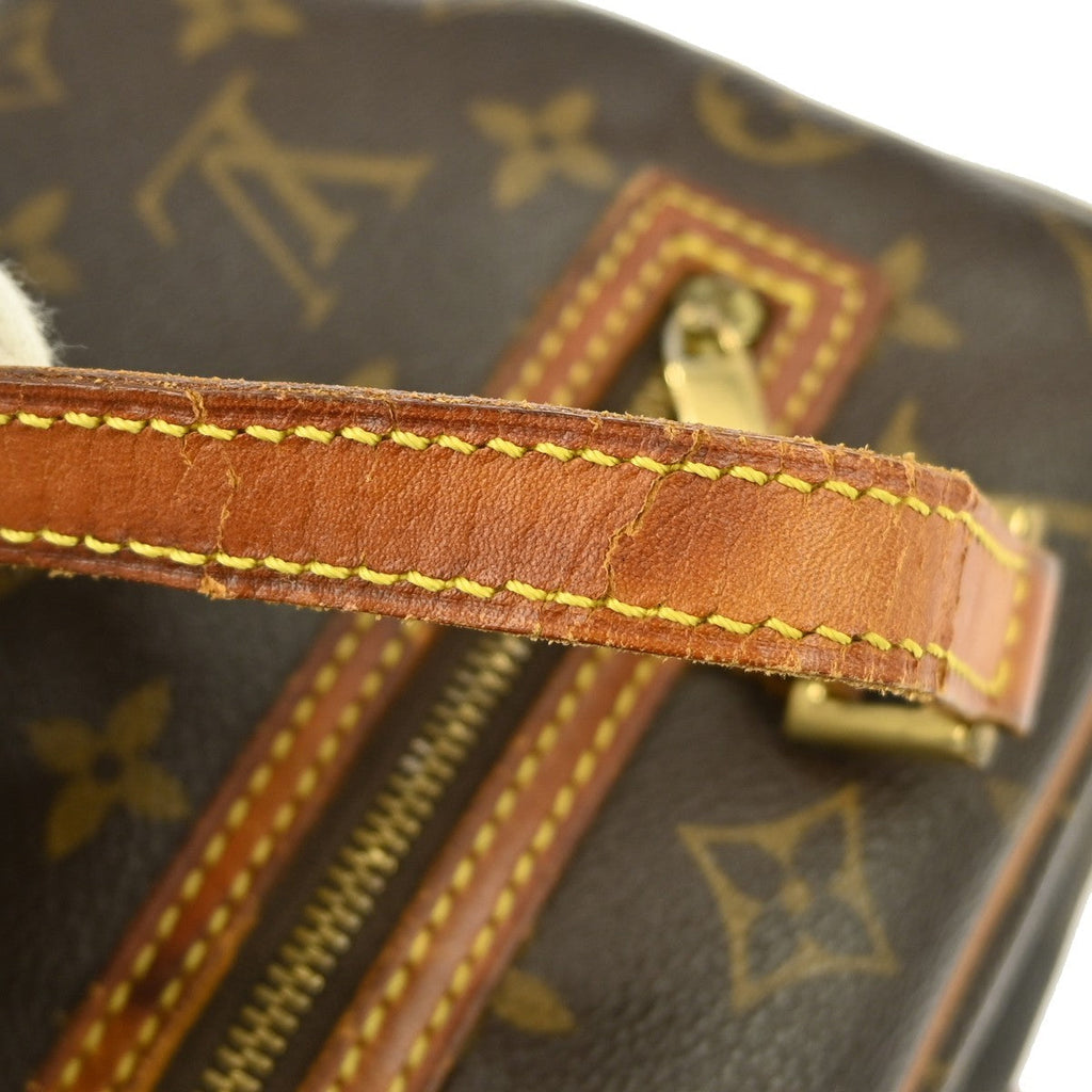 Louis Vuitton Cite Handbag Monogram Canvas Brown Canvas Shoulder Bag Bag (Pre-Owned)