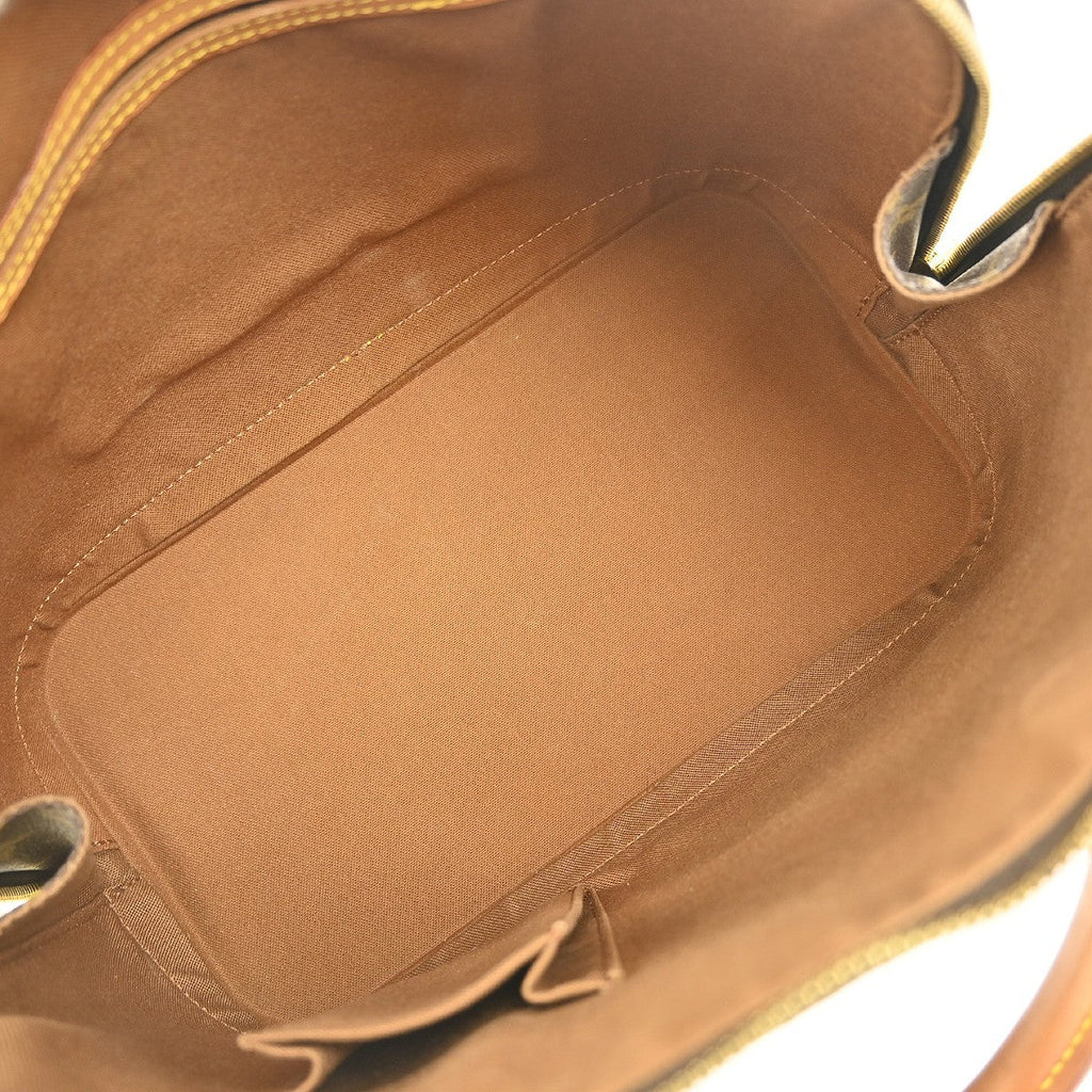 Louis Vuitton Alma Handbag Monogram Canvas Brown Canvas Handbag (Pre-Owned)