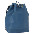 Louis Vuitton Petit Noe Nm Handbag Epi Leather Blue Leather Shoulder Bag Bag (Pre-Owned)