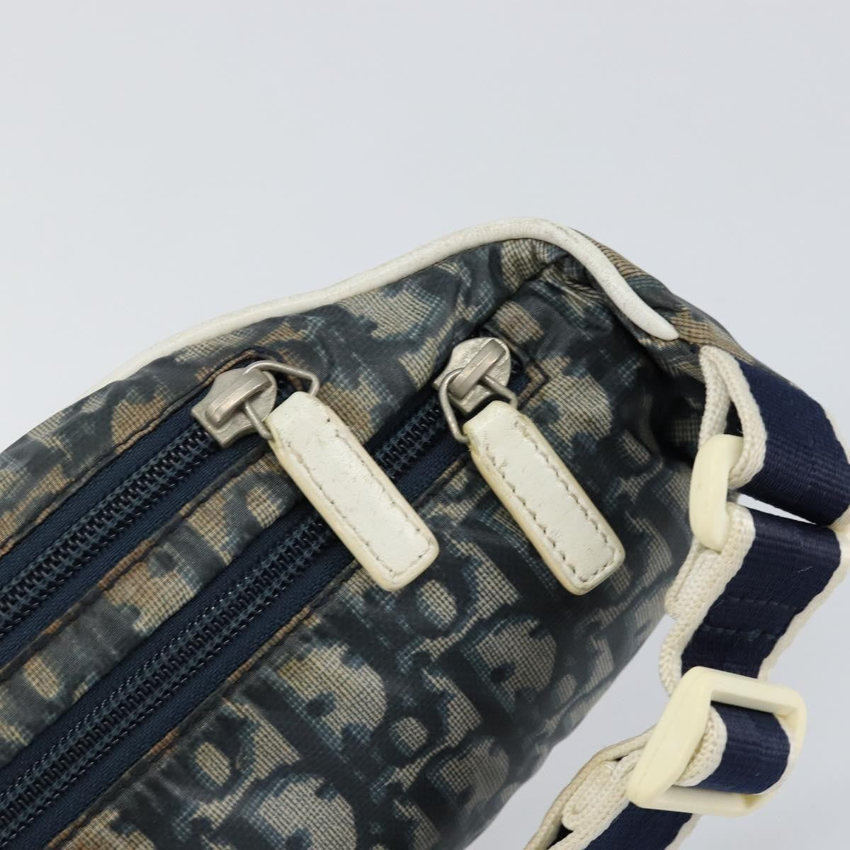 Christian Dior Trotter Belt Bag Nylon Navy Nylon Shoulder Bag Bag (Pre-Owned)