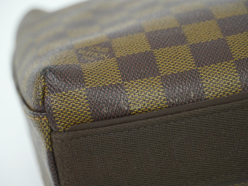 Louis Vuitton Trotteur Beaubourg Handbag Damier Brown Canvas Shoulder Bag Bag (Pre-Owned)