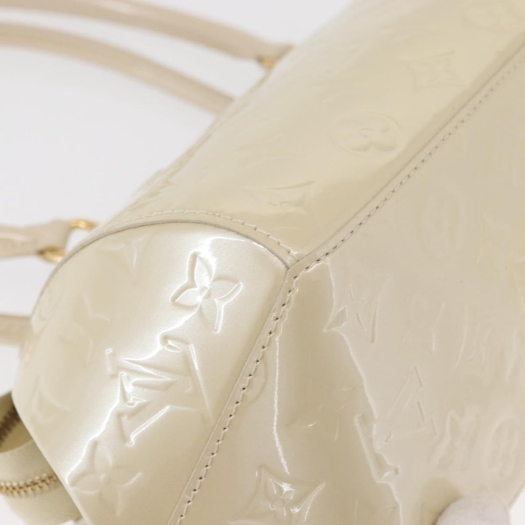 Louis Vuitton Sherwood Handbag Monogram Vernis Beige Patent_Leather Handbag (Pre-Owned)