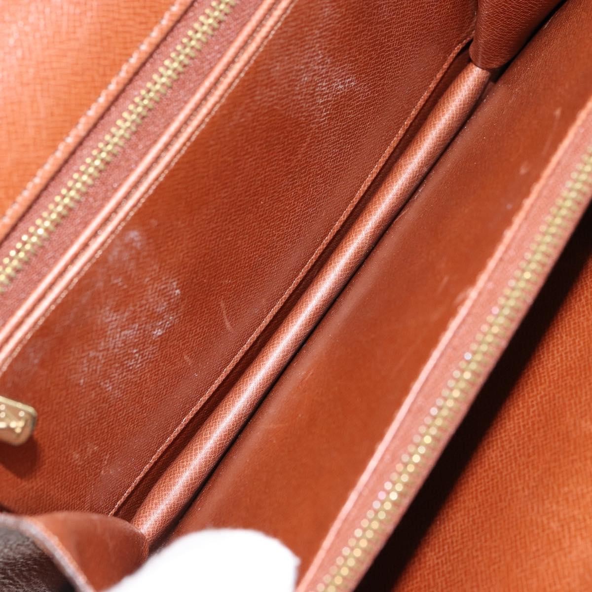 Louis Vuitton Vintage Dauphine Shoulder Bag Monogram Canvas Brown Canvas Shoulder Bag Bag (Pre-Owned)