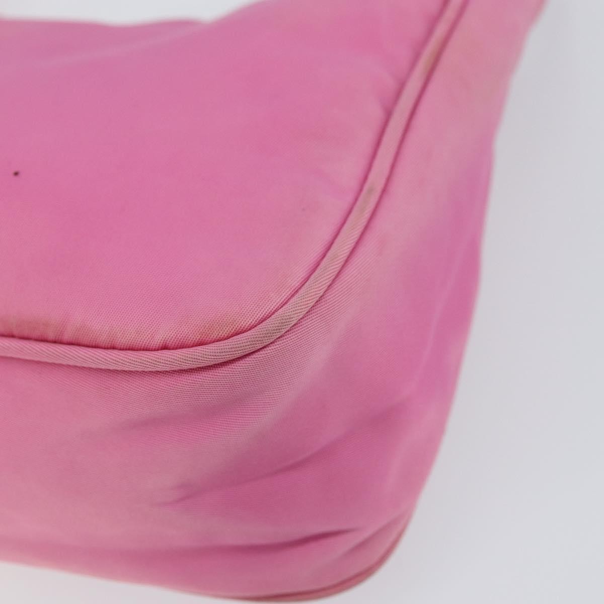 Prada Hobo Tessuto Pink Nylon Handbag (Pre-Owned)