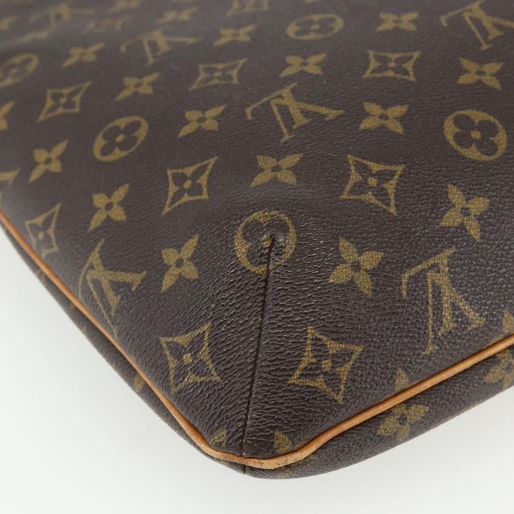 Louis Vuitton Musette Handbag Monogram Canvas Brown Canvas Shoulder Bag Bag (Pre-Owned)