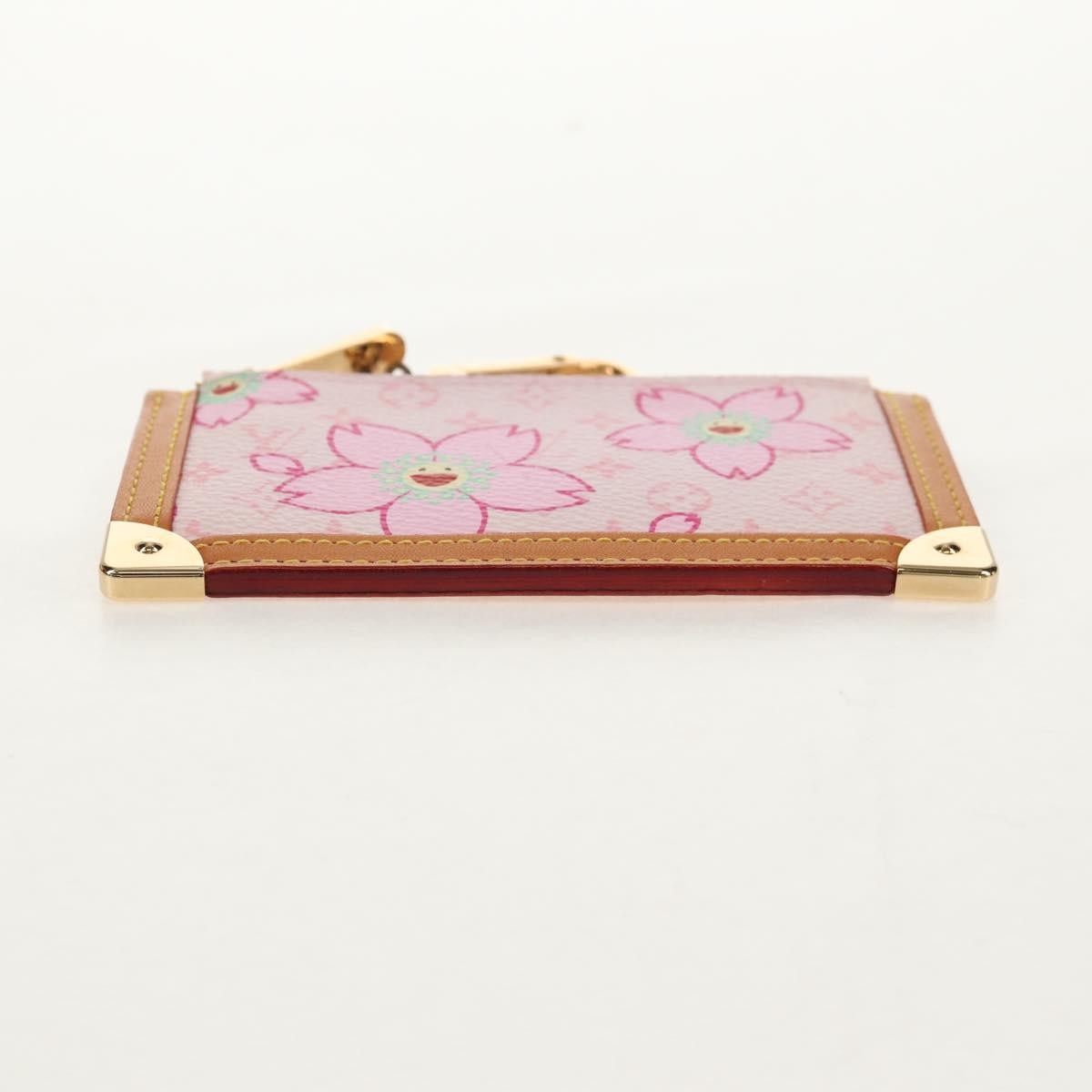 Louis Vuitton Pochette Cles Key Pouch Reverse Monogram Giant Pink Canvas Clutche & Pouche Bag (Pre-Owned)