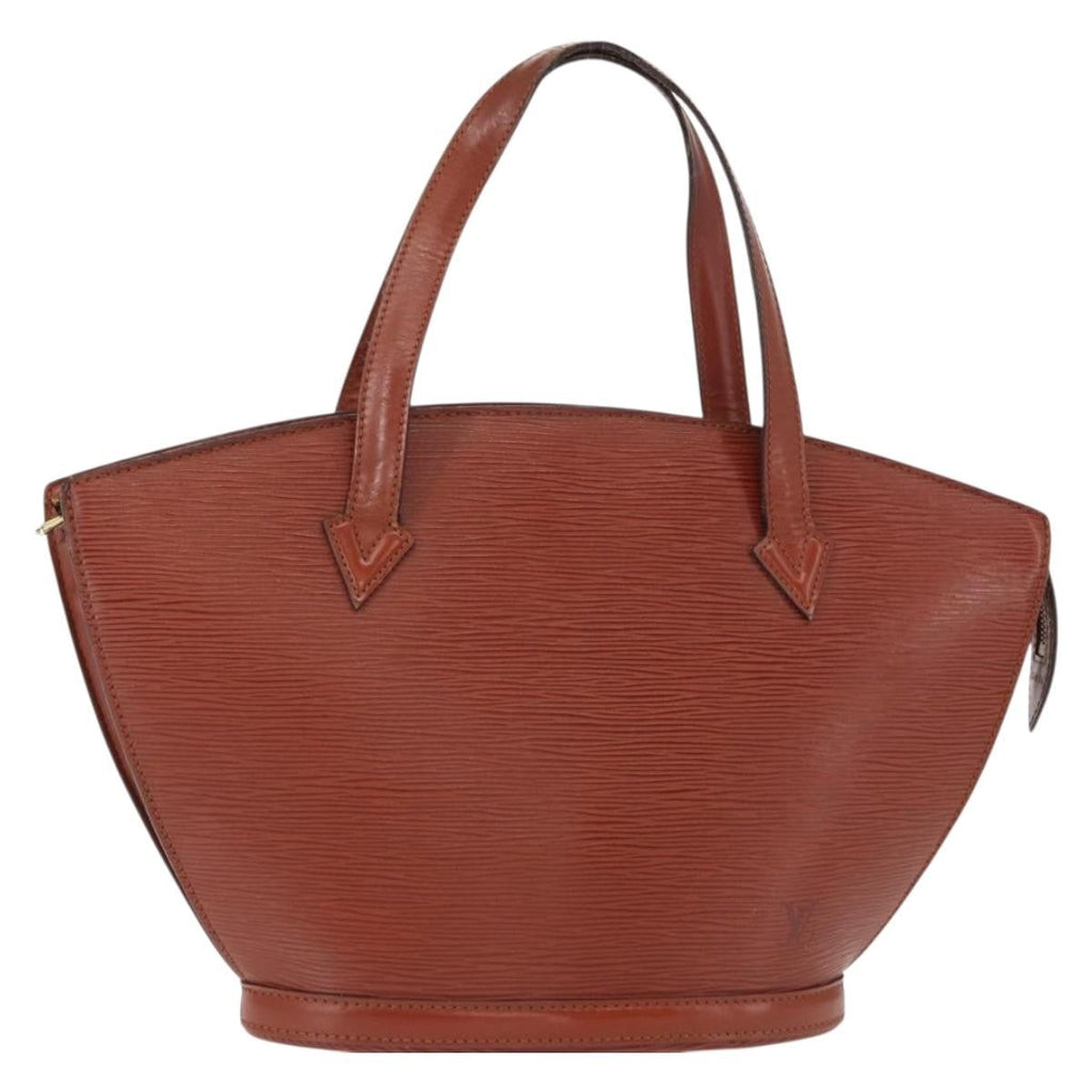 Louis Vuitton Saint Jacques Handbag Epi Leather Brown Leather Handbag (Pre-Owned)