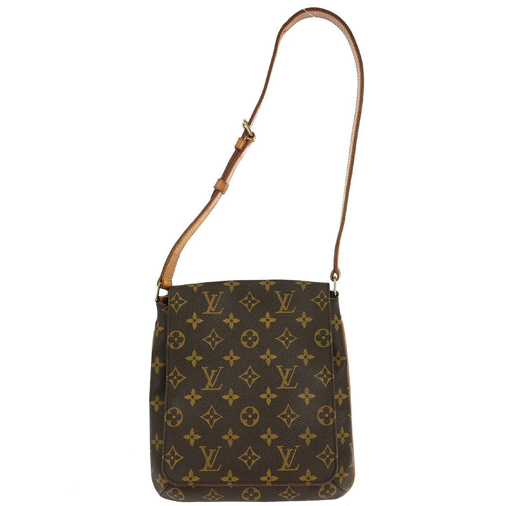 Louis Vuitton Musette Salsa Handbag Monogram Canvas Brown Canvas Shoulder Bag Bag (Pre-Owned)