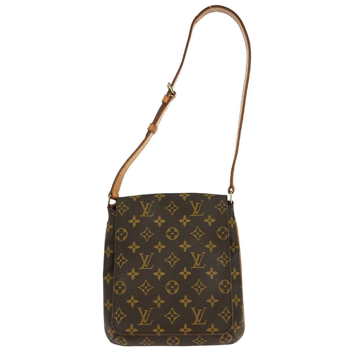 Louis Vuitton Musette Salsa Handbag Monogram Canvas Brown Canvas Shoulder Bag Bag (Pre-Owned)