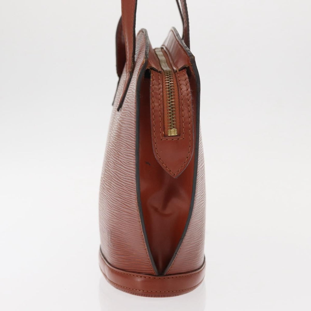Louis Vuitton Saint Jacques Handbag Epi Leather Brown Leather Handbag (Pre-Owned)