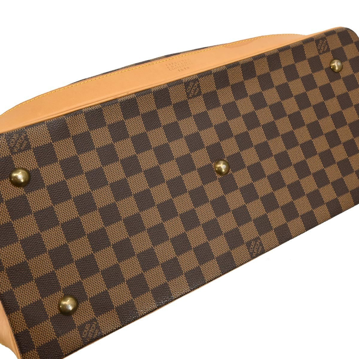 Louis Vuitton West End Handbag Damier Brown Canvas Travel Bag Bag (Pre-Owned)