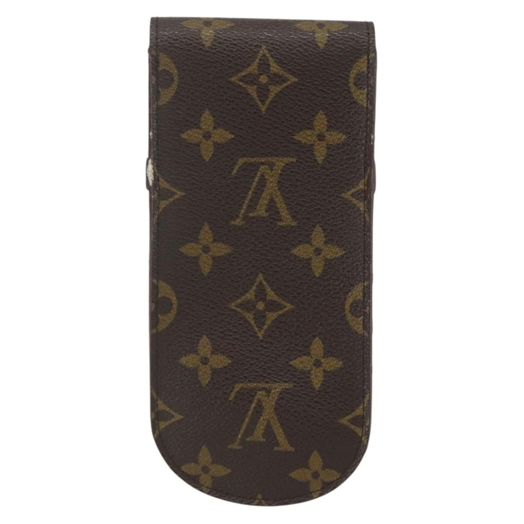 Louis Vuitton Etui À Lunette Canvas Brown Canvas Wallets Accessory (Pre-Owned)