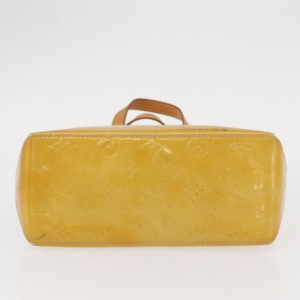 Louis Vuitton Reade Handbag Monogram Vernis Beige Patent_Leather Handbag (Pre-Owned)