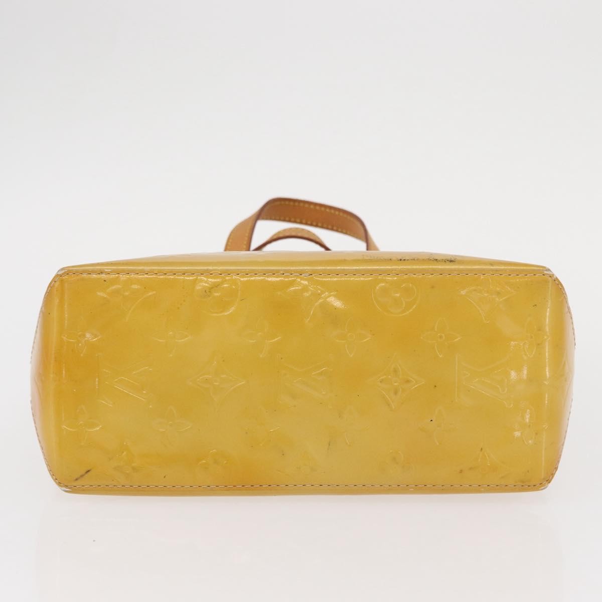 Louis Vuitton Reade Handbag Monogram Vernis Beige Patent_Leather Handbag (Pre-Owned)