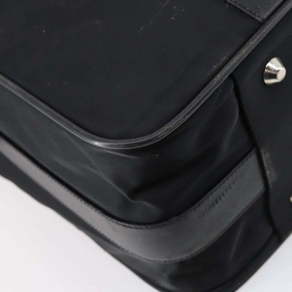 Prada Trunk Bag Nylon Black Nylon Travel Bag Bag (Pre-Owned)