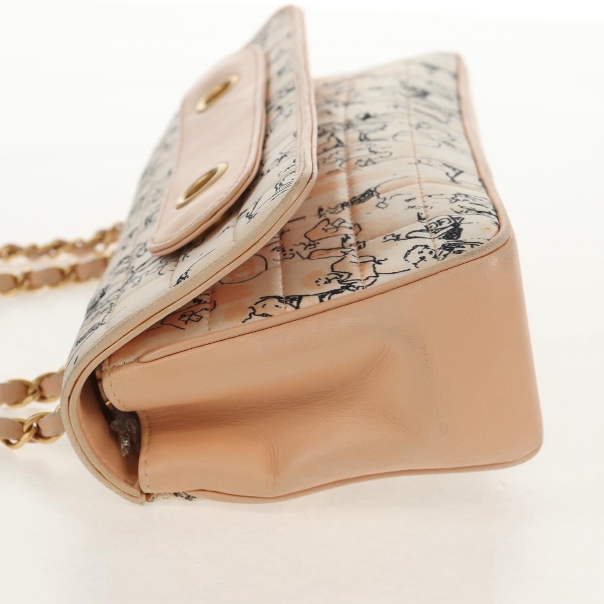 Chanel Limited Edition Scarf Flap Bag Printed Silk And Leather Multicolour Leather Shoulder Bag Bag (Pre-Owned)