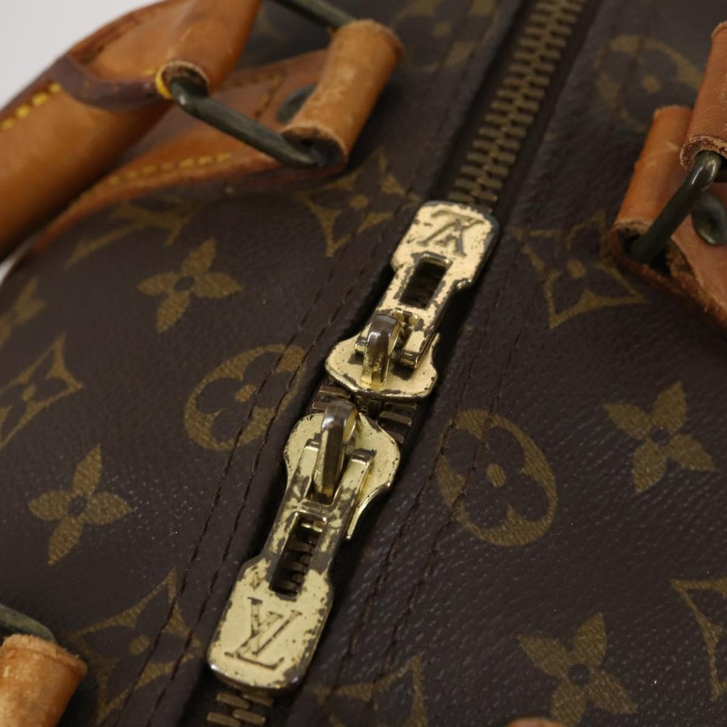 Louis Vuitton Keepall Bandouliere Bag Monogram Canvas Brown Canvas Travel Bag Bag (Pre-Owned)