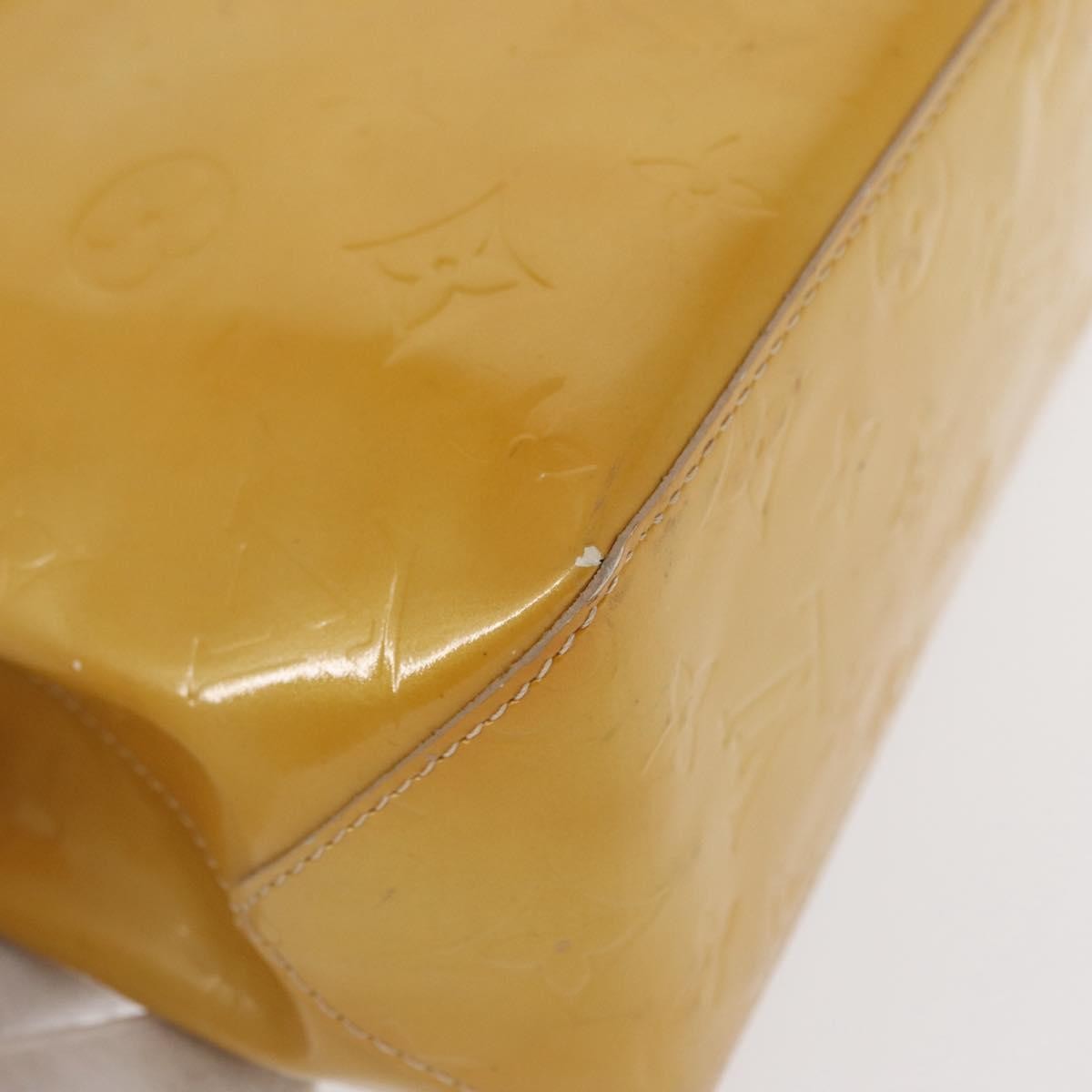 Louis Vuitton Reade Handbag Monogram Vernis Beige Patent_Leather Handbag (Pre-Owned)