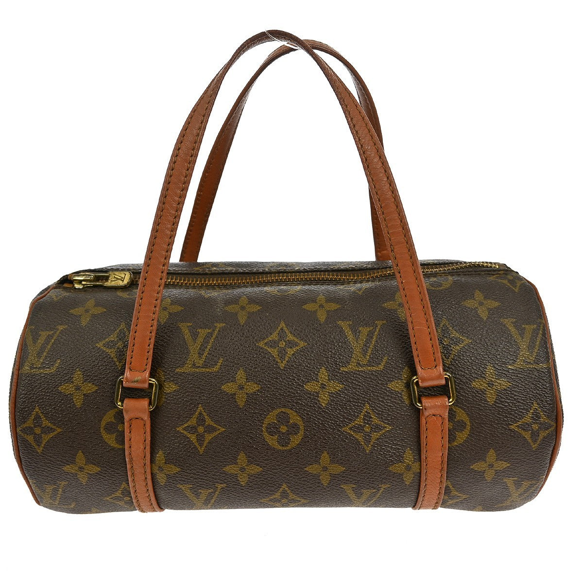 Louis Vuitton Papillon Handbag Monogram Canvas Brown Canvas Handbag (Pre-Owned)