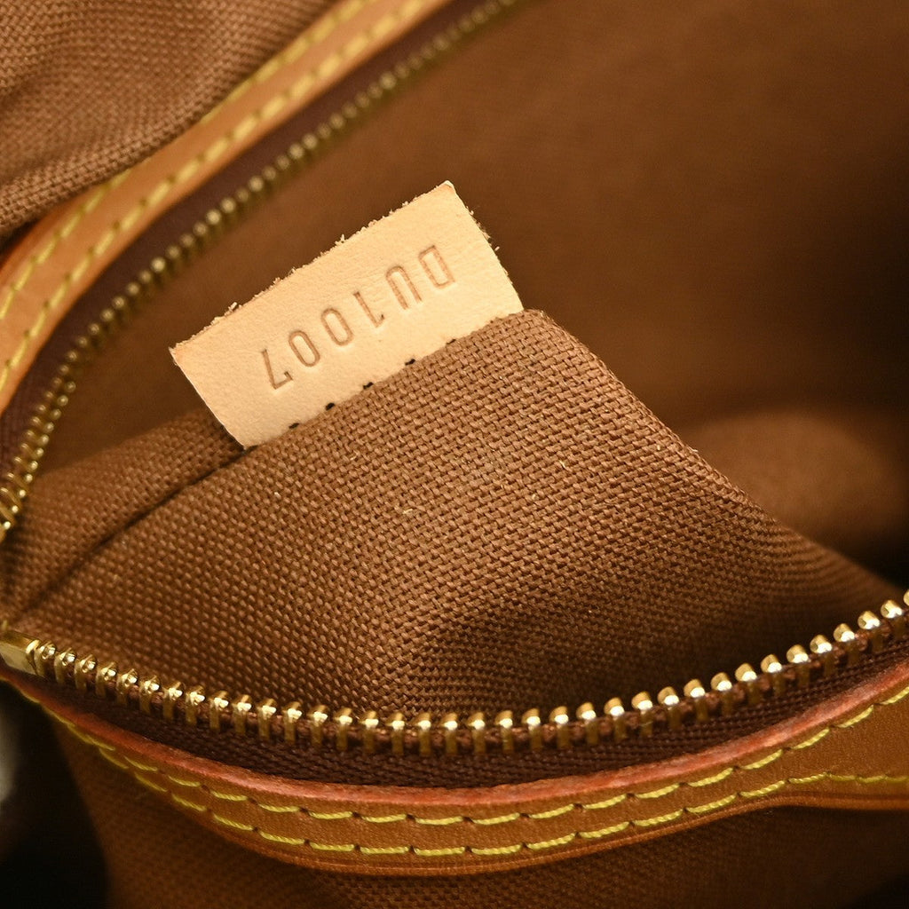 Louis Vuitton Batignolles Handbag Monogram Canvas Brown Canvas Tote Bag Bag (Pre-Owned)