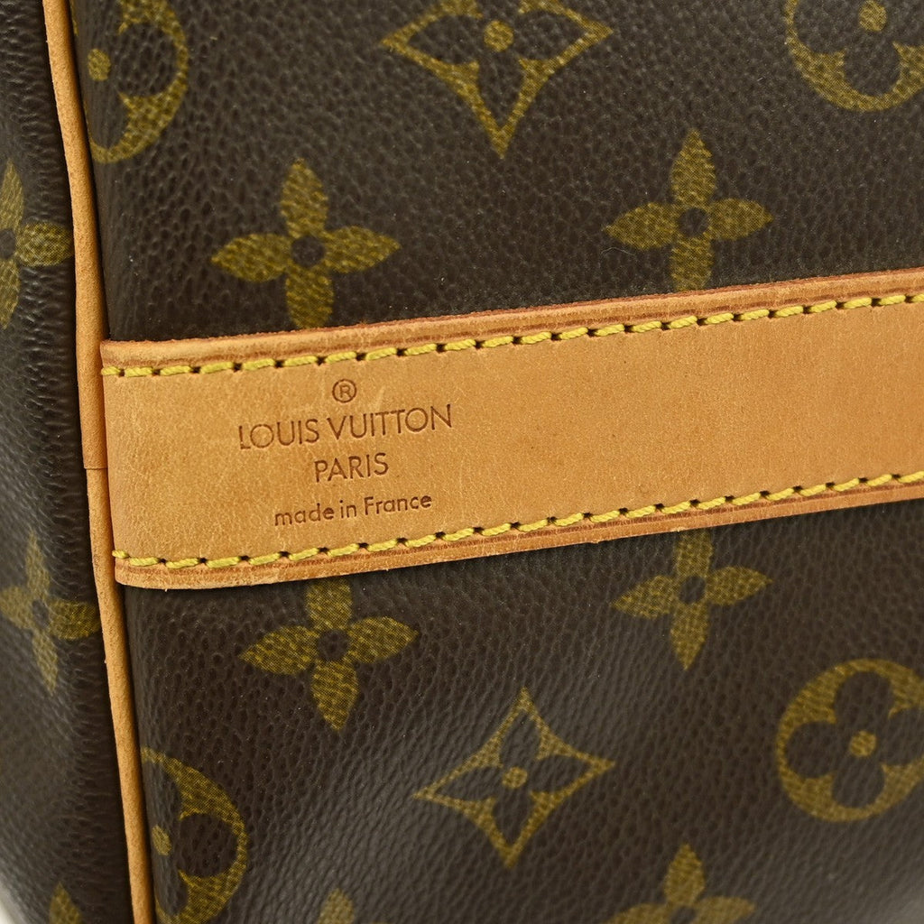 Louis Vuitton Keepall Bandouliere Bag Monogram Canvas Brown Canvas Travel Bag Bag (Pre-Owned)