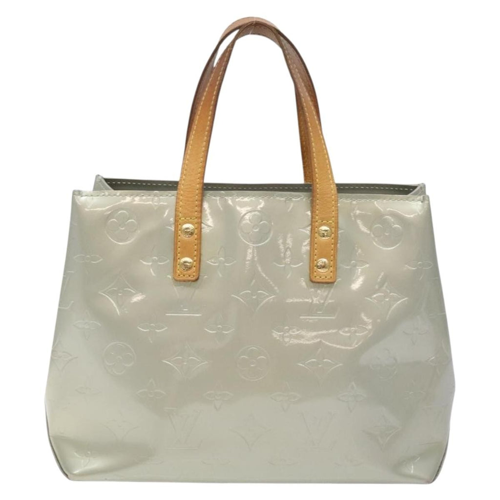 Louis Vuitton Reade Handbag Monogram Vernis Gray Patent_Leather Handbag (Pre-Owned)