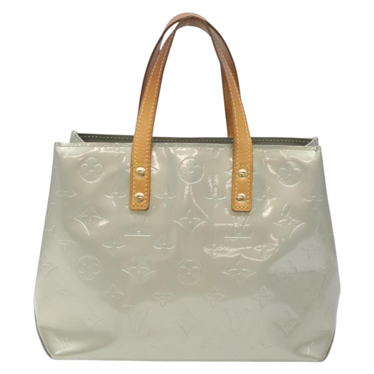 Louis Vuitton Reade Handbag Monogram Vernis Gray Patent_Leather Handbag (Pre-Owned)