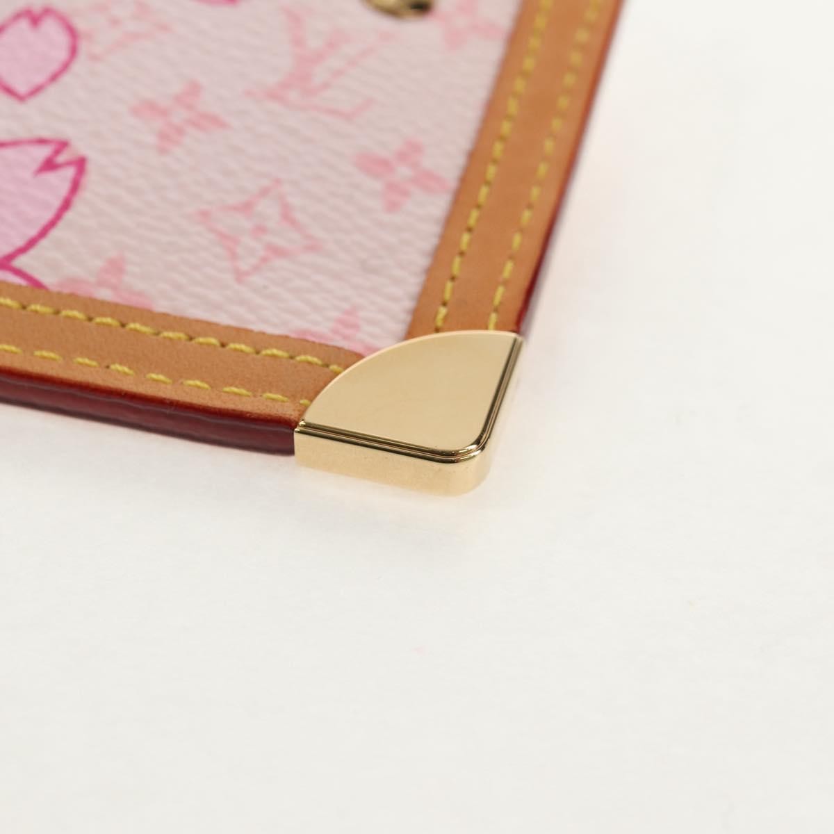 Louis Vuitton Pochette Cles Key Pouch Reverse Monogram Giant Pink Canvas Clutche & Pouche Bag (Pre-Owned)