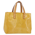 Louis Vuitton Reade Handbag Monogram Vernis Beige Patent_Leather Handbag (Pre-Owned)