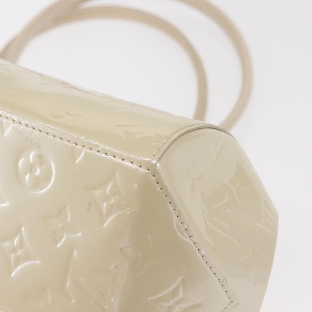 Louis Vuitton Sherwood Handbag Monogram Vernis Beige Patent_Leather Handbag (Pre-Owned)