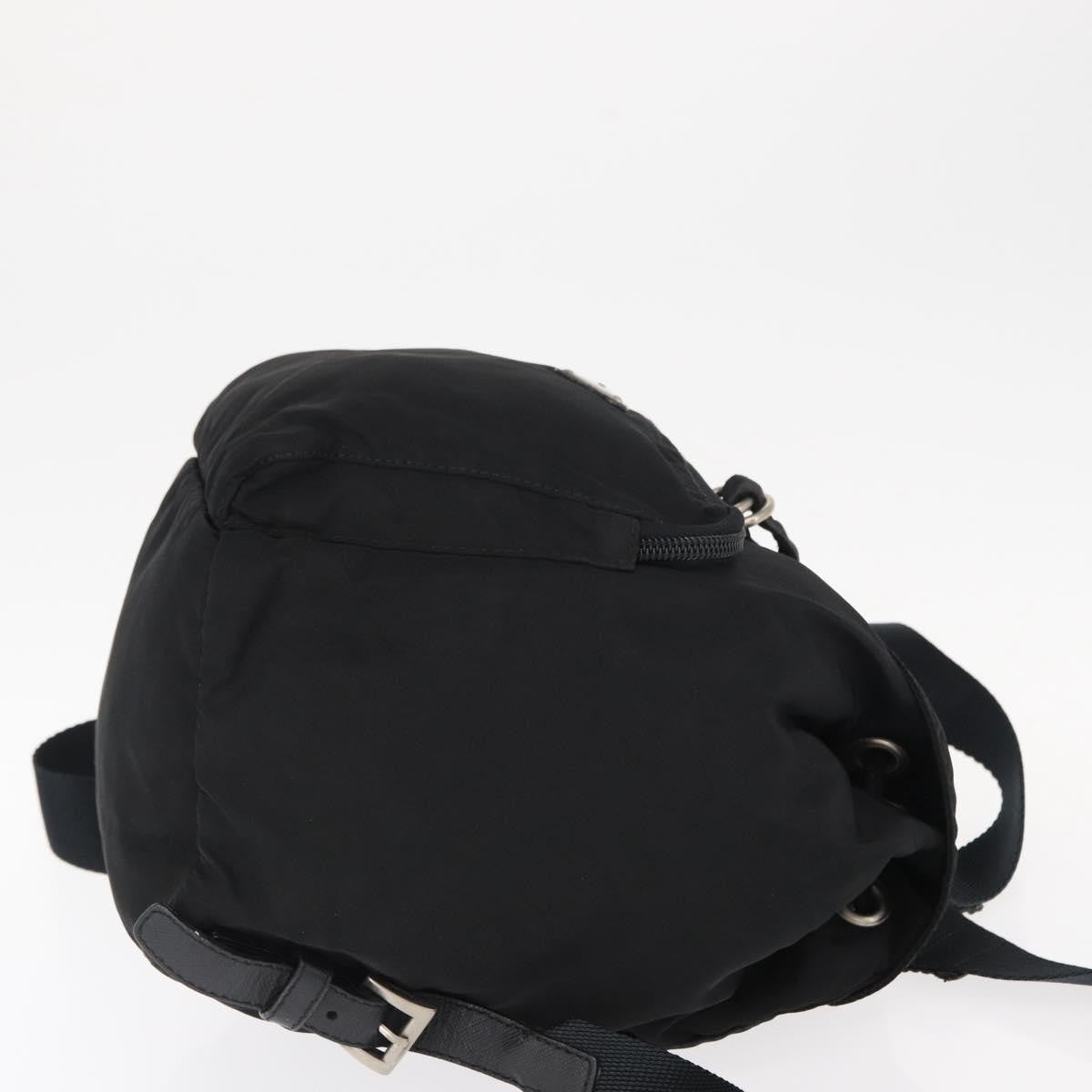 Prada Front Pocket Backpack Tessuto Black Nylon Backpack Bag (Pre-Owned)