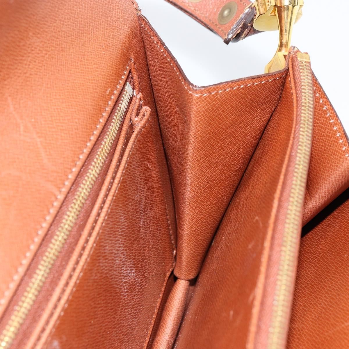 Louis Vuitton Vintage Dauphine Shoulder Bag Monogram Canvas Brown Canvas Shoulder Bag Bag (Pre-Owned)