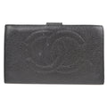 Chanel Timeless Cc French Wallet Caviar Black Leather Wallets Accessory (Pre-Owned)