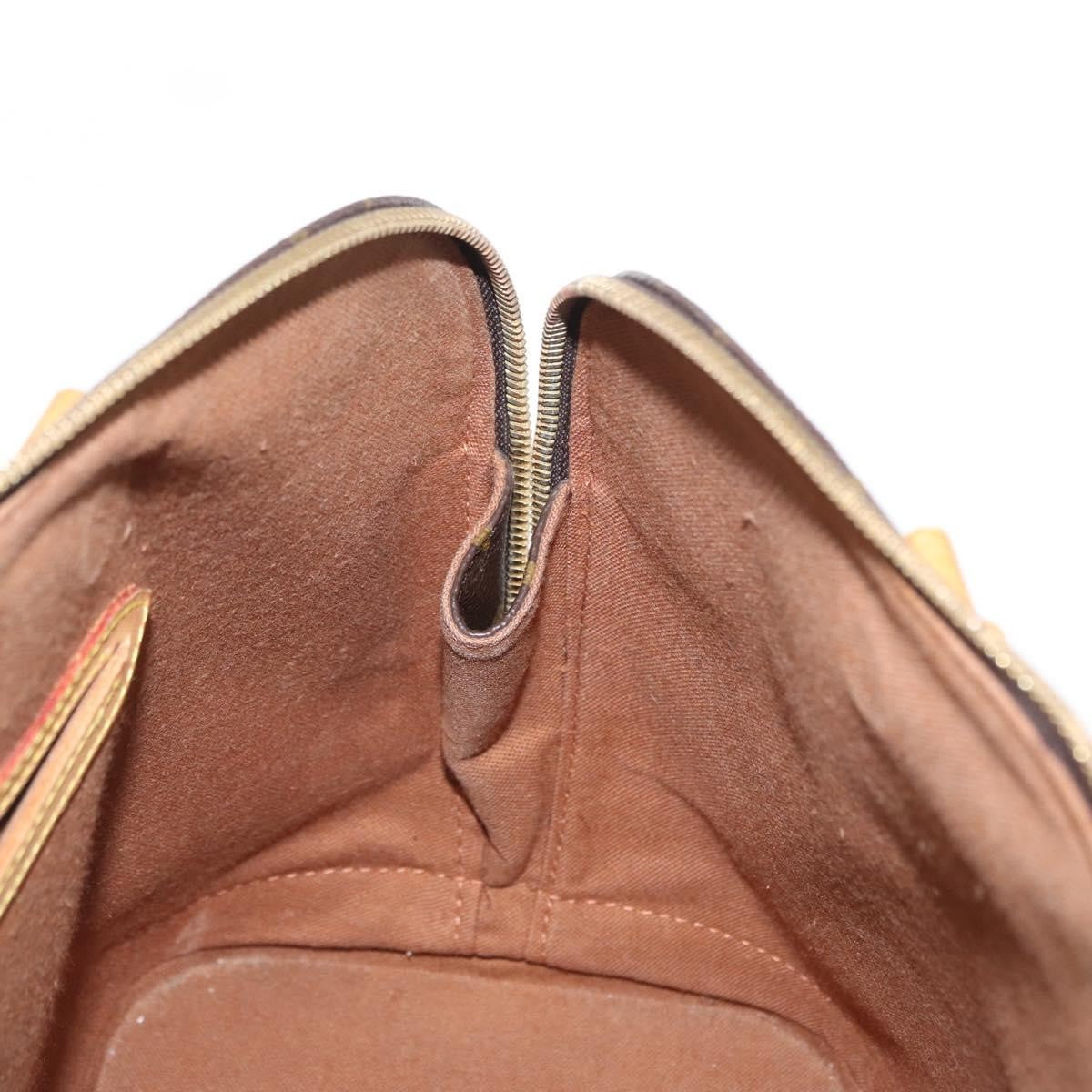 Louis Vuitton Alma Handbag Monogram Canvas Brown Canvas Handbag (Pre-Owned)