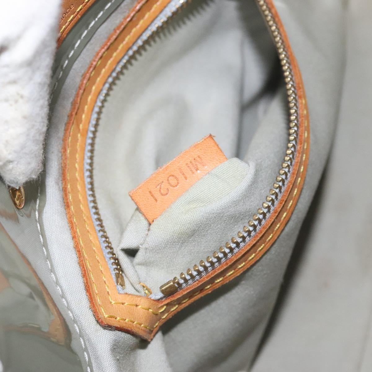 Louis Vuitton Reade Handbag Monogram Vernis Gray Patent_Leather Handbag (Pre-Owned)