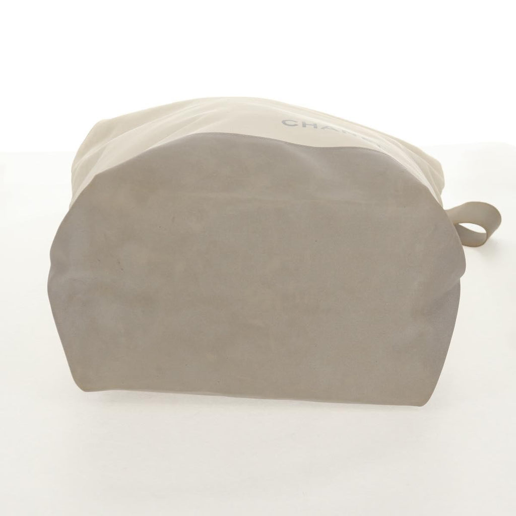 Chanel Sport Tote Nylon Gray Nylon Tote Bag Bag (Pre-Owned)