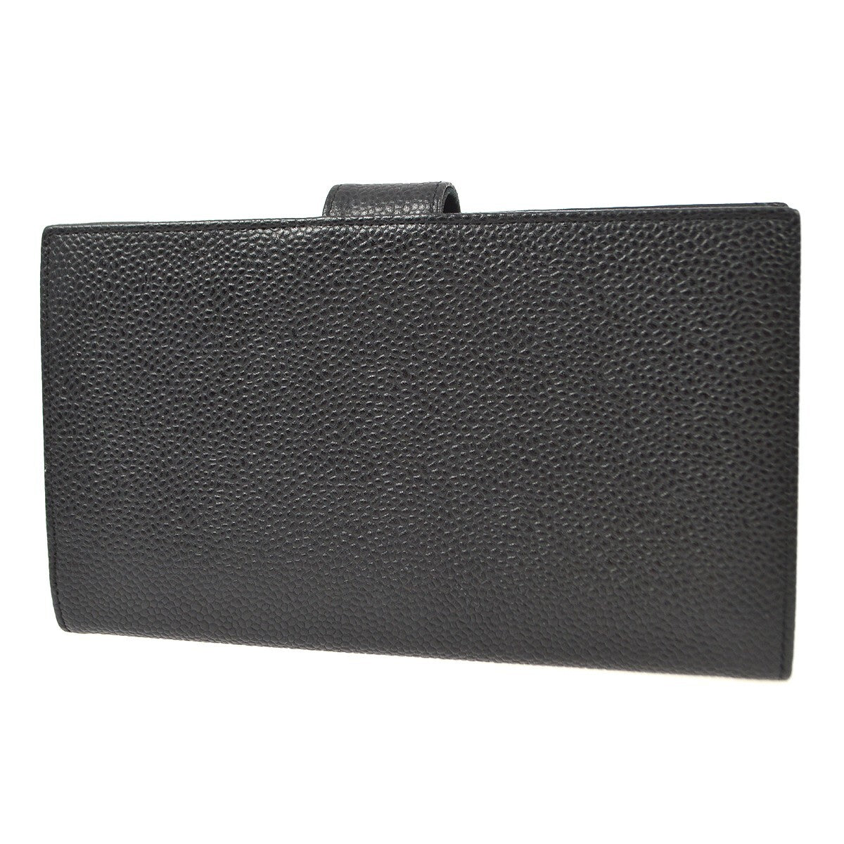 Chanel Timeless Cc French Wallet Caviar Black Leather Wallets Accessory (Pre-Owned)