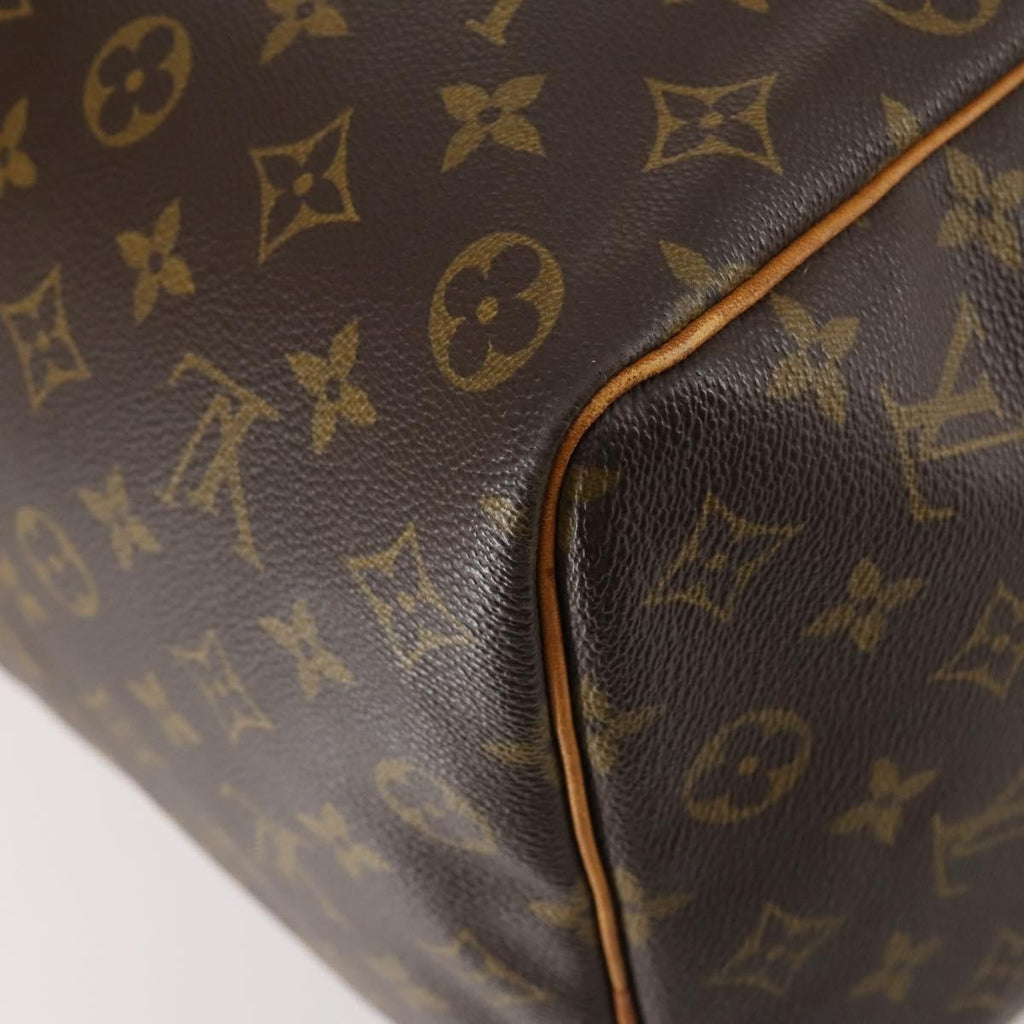 Louis Vuitton Keepall Bag Monogram Canvas Brown Canvas Travel Bag Bag (Pre-Owned)
