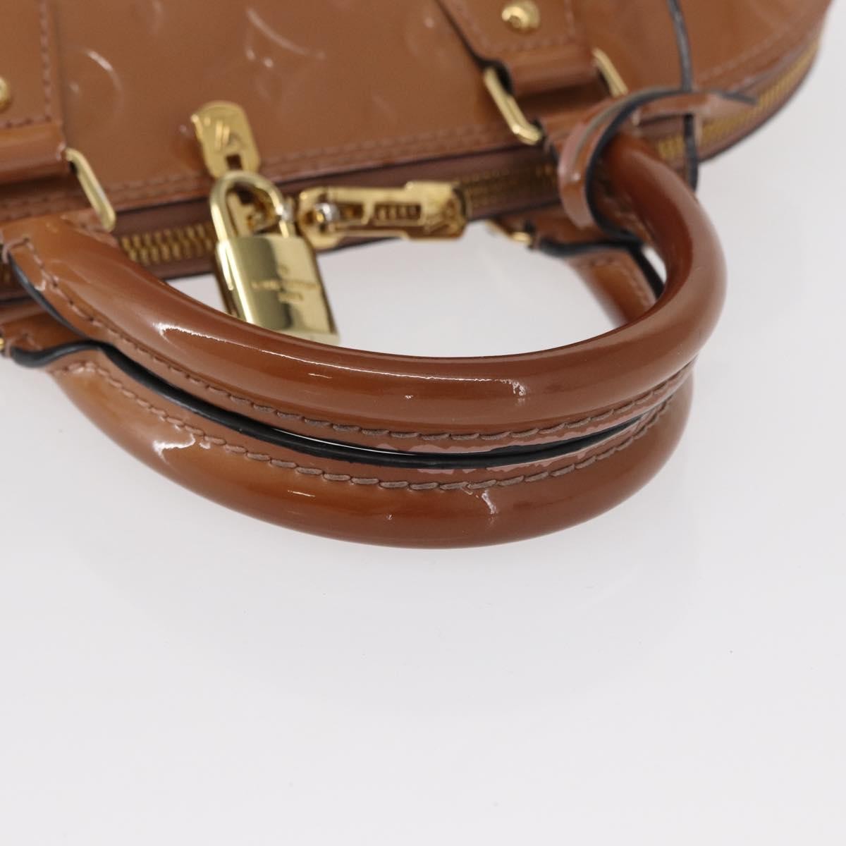 Louis Vuitton Alma Handbag Patent Leather Pink Patent_Leather Handbag (Pre-Owned)
