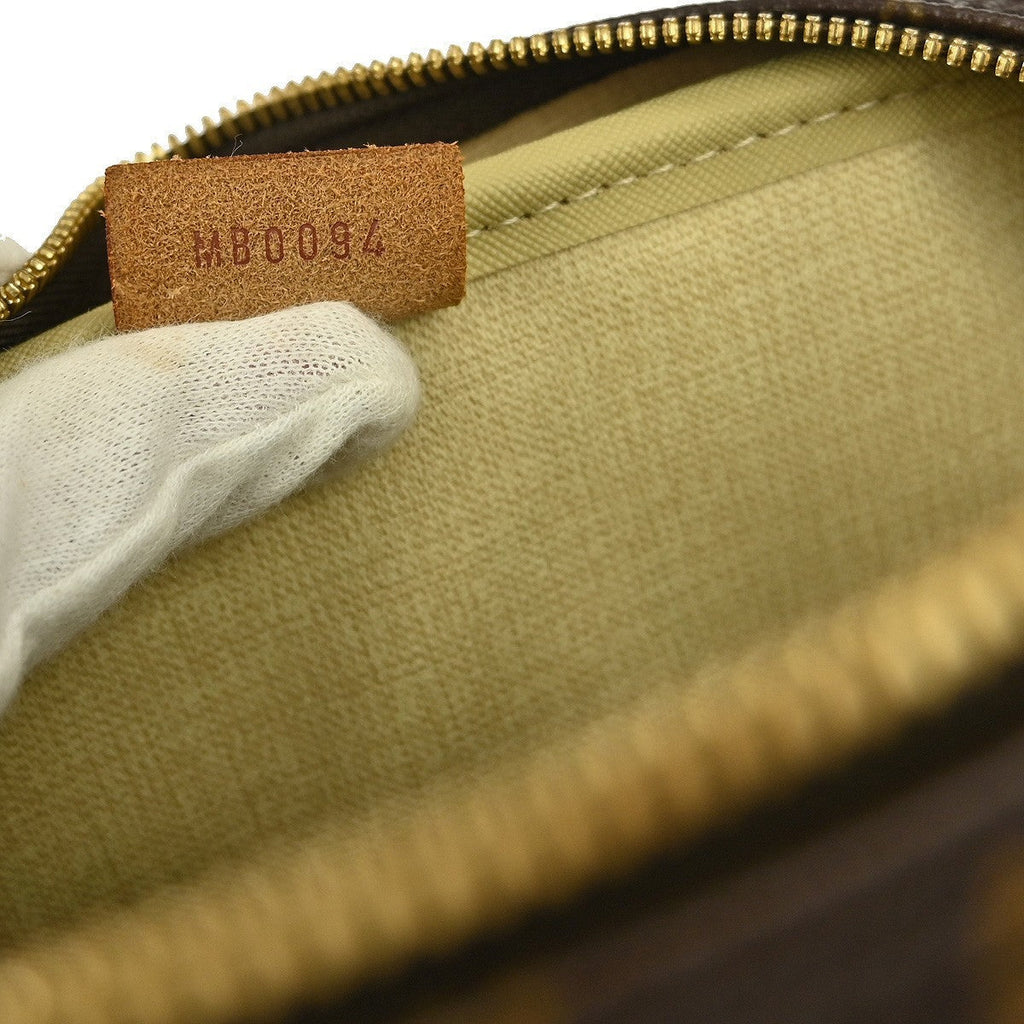 Louis Vuitton Deauville Handbag Monogram Canvas Brown Canvas Handbag (Pre-Owned)