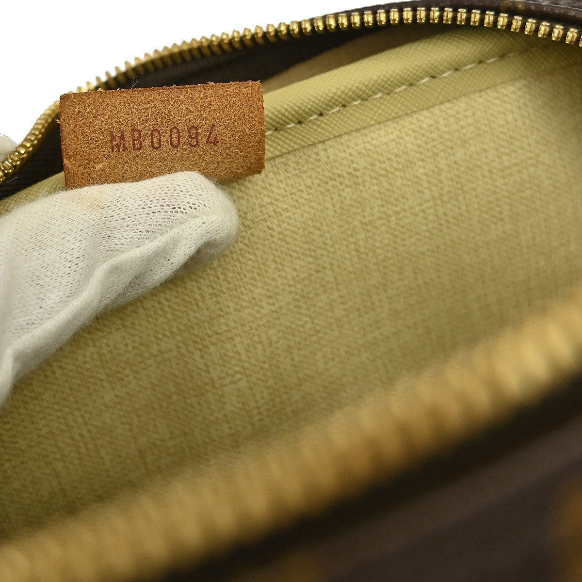 Louis Vuitton Deauville Handbag Monogram Canvas Brown Canvas Handbag (Pre-Owned)