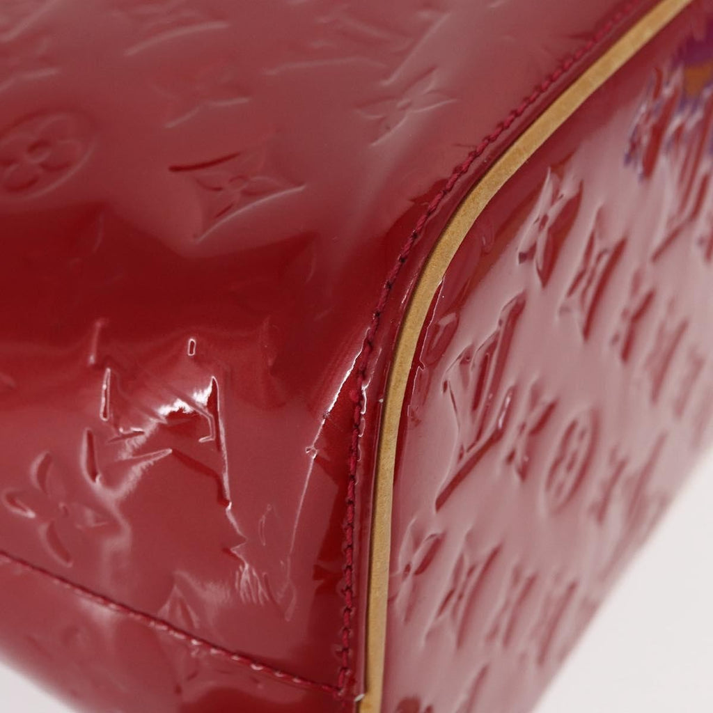 Louis Vuitton Houston Handbag Monogram Vernis Red Patent_Leather Handbag (Pre-Owned)