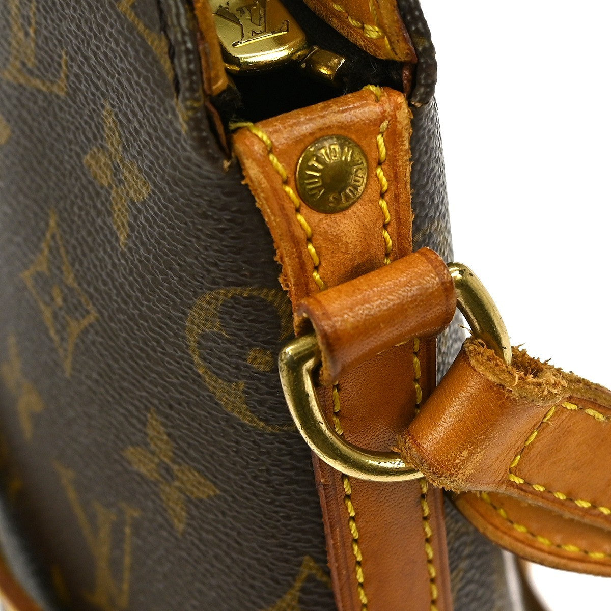 Louis Vuitton Drouot Handbag Monogram Canvas Brown Canvas Shoulder Bag Bag (Pre-Owned)