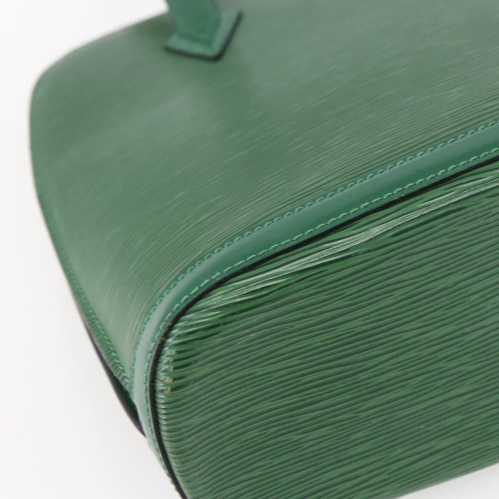 Louis Vuitton Lussac Handbag Epi Leather Green Leather Shoulder Bag Bag (Pre-Owned)
