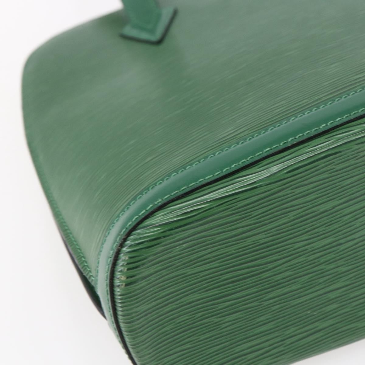 Louis Vuitton Lussac Handbag Epi Leather Green Leather Shoulder Bag Bag (Pre-Owned)
