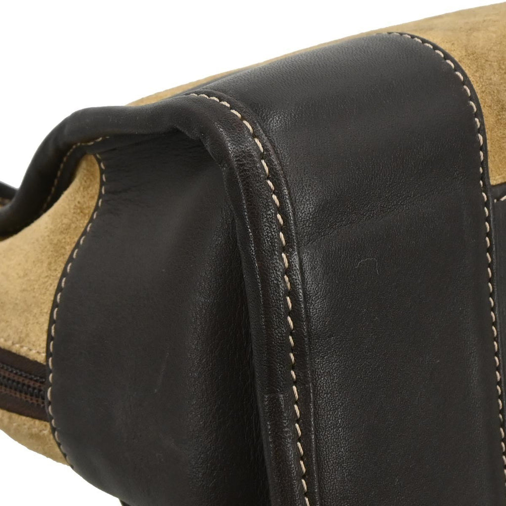Loewe Amazona Bag Suede Beige Suede Handbag (Pre-Owned)